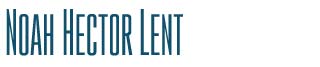 Noah Hector Lent