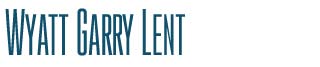 Wyatt Garry Lent